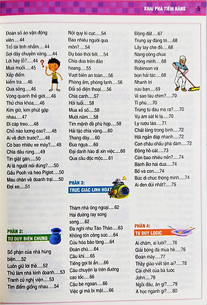 Sách 1000 Câu Đố Phát Triển Trí Tuệ - Khai Phá Tiềm Năng