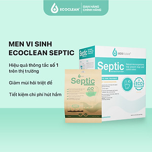 [TIẾT KIỆM] Hộp 12 Gói Septic - Vi Sinh Xử Lý Hầm Cầu, Bể Phốt Đầy - Bảo Trì Hầm Tự Hoại 1 Năm