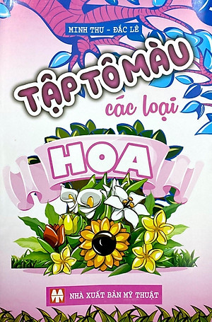 Sách Tập Tô Màu Các Loại Hoa