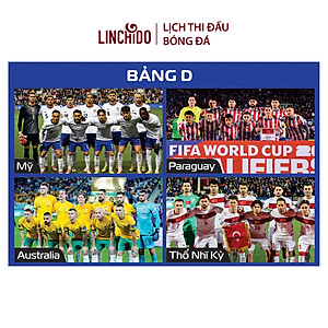 Lịch thi đấu bóng đá World Cup 2026 ( Kích thước 86 cm X 65 cm) chữ to, nhìn rõ