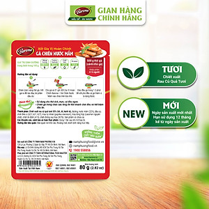 Combo 3 gói Xốt Gia vị hoàn chỉnh Barona - Gà Chiên Nước Mắm 80gr