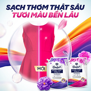 Nước Giặt Comfort Dưỡng Vải Đa Năng Hương Thanh Lịch Túi 3.6KG