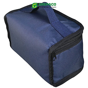 Túi Đựng Hộp Cơm Grepaco Vải Bố Canvas Size Nhỏ Dùng Cho Nam Nữ Đựng Đồ Ăn Trưa Đi Làm Văn Phòng Công Sở Sinh Viên Học Sinh Đi Học Tặng Túi Đựng Muỗng Nĩa - Hàng Chính Hãng