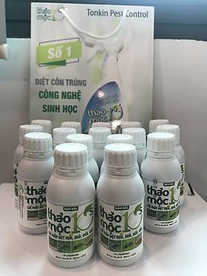 Chế phẩm diệt muỗi gián kiến ruồi Thảo mộc 10s đậm đặc chai 100ml 