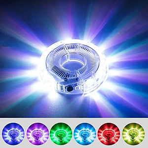 [1 chiếc] Đèn Trang Trí Cho Xe Đạp Trẻ Em Gắn Moay-Ơ Trục Giữa Xe Đạp Với 7 Màu RBG 18 Chế Độ Sáng Khác Nhau Sạc Điện USB (Đường Kính Phù hợp dưới 32mm) Mai Lee