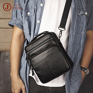 Túi đeo chéo nam DA BÒ THẬT phong cách mới  - BEE GEE DCN9240