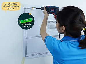 Kệ Để Sách Treo Tường Hiện Đại Thương Hiệu SIB DECOR