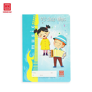 Vở chép nhạc School Hồng Hà 0503 (10 quyển) - Giao màu ngẫu nhiên