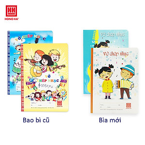 Vở chép nhạc School Hồng Hà 0503 (10 quyển) - Giao màu ngẫu nhiên