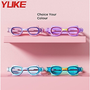 Kính bơi cho trẻ em SC15, mắt nhỏ ôm sát vòm mắt, chống uv, hiệu Yuke(Tặng Kèm Hộp)