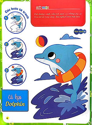 Tô Màu Theo Từng Bước - Sinh Vật Biển, Động Vật Trên Cạn, Khủng Long 1