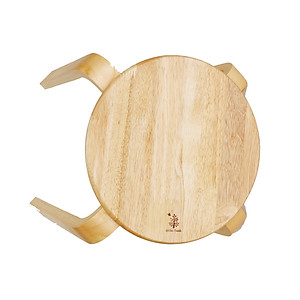 Ghế tròn, chân dẹp | Gỗ Đức Thành 31061 | Đa dụng, chắc chắn | Phù hợp gia đình, quán ăn, quán Cafe