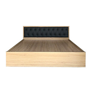 Giường Ngủ Gỗ MDF Phủ Melamine Cao Cấp Viva Màu Vàng Đầu Nệm + Học Kéo