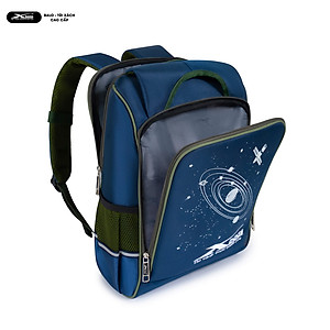 Balo Chống Gù Tiểu Học Cao Cấp Nhiều Ngăn Xbags Universe XB3104 – Chống Nước Tốt, Bền Đẹp, Màu Xanh Đen Cá Tính, Năng Động!