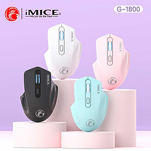 Chuột gaming không dây bluetooth sạc pin HXSJ G-1800 cho game thủ chơi game chuyên nghiệp kết nối Wireless 2.4G - Hàng chính hãng