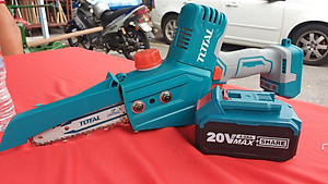 MÁY CƯA XÍCH MINI DÙNG PIN 20V (KHÔNG BAO GỒM PIN VÀ SẠC) TOTAL TGSLI2068 - HÀNG CHÍNH HÃNG