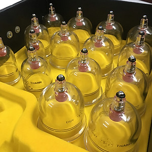 Bộ giác hơi không dùng lửa Duy Thành YGH02 (Vali 15 ly giác hơi phiên bản 2020) - được bộ y tế cấp phép lưu hành an toàn cho sức khỏe | Fireless cupping therapy