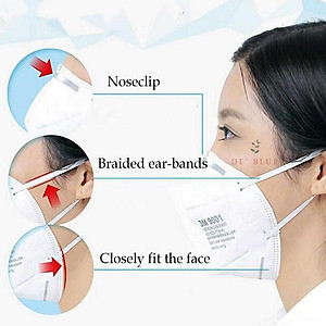 Khẩu Trang 3M 9001 Lọc 90% Bụi Mịn PM2.5 & Khí Thải Chuẩn N90 chính hãng