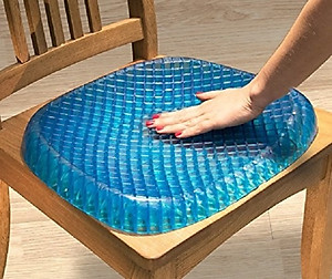 Đệm ngồi lót ghế làm từ hợp chất TPE, thoáng khí, hỗ trợ tuần hoàn máu, chống ê mông, mỏi lưng - Thương hiệu Nhà của Mẹ- giao màu ngẫu nhiên