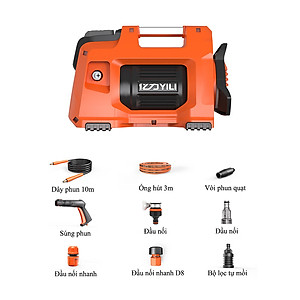Máy Phun Xịt Rửa Xe Cao Áp YILI YLQ4450G-Pro Công Suất 2000W – Hàng Chính Hãng
