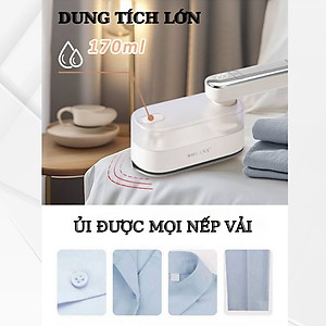 Bàn là hơi nước cầm tay SOKANY SK-11045 công suất lớn 1200W, là siêu phẳng, siêu nhanh, nhỏ gọn tiện lợi cho cả gia đình -HÀNG CHÍNH HÃNG