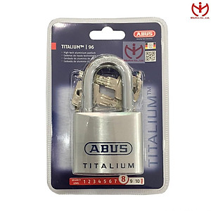Ổ khóa ABUS 96TI/60 thân TITALIUM rộng 60mm 4 chìa vi tính - MSOFT