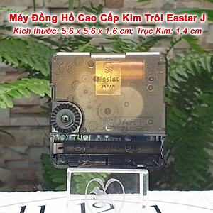 Máy Đồng Hồ Eastar J Kim Trôi Cao Cấp – Bộ Kim Tự Chọn (Bộ Kim Tự Chọn (Kim Bầu, Kim Hoa Văn, Kim Khung) – Tặng Pin Maxell Super Power ACE Red Dung lượng cao, Vỏ Nhôm Chống Chảy Nước