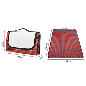 150x200cm Tấm Trải Du Lịch Cách Nhiệt Chống Thấm Nước Thảm Dã Ngoại Gấp Gọn Nhẹ - Du Lịch Đi Biển, Bạt Trải Lót Sàn Picnic Thể Thao Dã Ngoại Cắm Trại Thiết Kế Tiện Lợi Cao Cấp Mang Đi