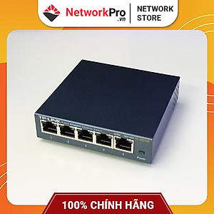 Switch TP-Link TL-SG105 Gigabit Hàng Chính Hãng - 5 cổng RJ45 10/100/1000Mbps, Vỏ Kim Loại