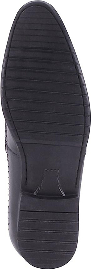 Giày Tây Nam Đan Viền Huy Hoàng HT7708 - Đen