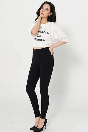 Quần Legging Nữ Cạp Cao Nâng Mông LUPERI LP514 Gen Bụng Co Giãn 4 Chiều, Không Xù Lông, Cắn Chỉ