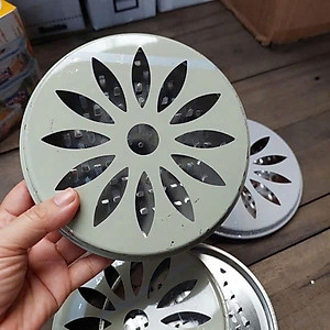 Khay Đựng Nhang Muỗi Inox Có Nắp Đậy - Hàng chính hãng