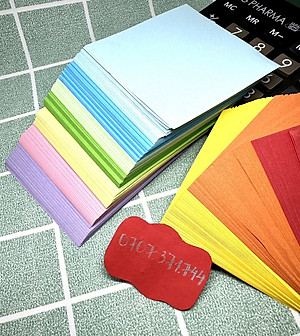 Giấy Gấp Hạc 520 Tờ Gồm 10 Màu Khác Nhau Kích Thước 7cm và 10cm Có Thể Dùng Làm Giấy Note Không Keo