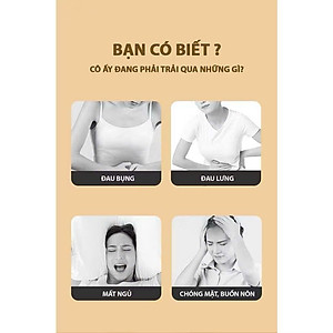 Máy Massage Làm Ấm Bụng Tiện Lợi Giảm Đau Cho Chị Em Đến Kì, Chườm Ấm Giảm Đau Bụng Kinh Điều Chỉnh Nhiệt Độ Phù Hợp