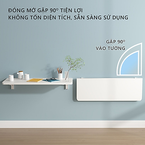 Bàn học gấp gọn thông minh có khe để đồ tiện dụng thương hiệu IGA -  GP302