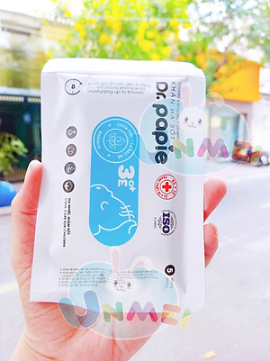 Khăn Lau Hạ Sốt Dr.Papie 3+ Cho Bé Hạ Nhiệt Giảm Sốt Ngăn Ngừa Co Giật