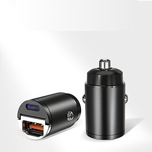 Tẩu Sạc Nhanh USB Type C Công Suất 30W | Tẩu Sạc Nhanh USB Type C Công Nghệ Sạc Nhanh QC 3.0 Thông Minh, Chất Liệu Hợp Kim, Thiết Kế Nhỏ Gọn