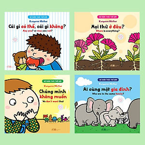 Combo Bé nhận thức thế giới (4 cuốn)