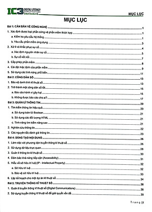 Tăng Cường Tin Học Quốc Tế - IC3 - GS6 Level 3 (Tái Bản 2024)
