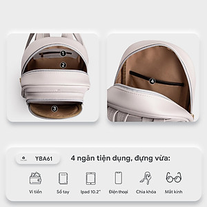 Balo Yuumy ( Thời trang nữ tiện lợi cỡ trung - Balo da Seasand YBA61 )