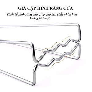 Dụng cụ gắp đồ nóng INOX BẠC