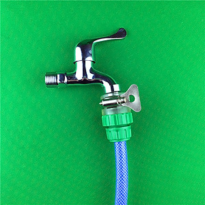 Nối nhanh cho vòi nước ra dây ống nước mềm ống 18 hoặc 27mm dùng tưới cây hay rửa xe