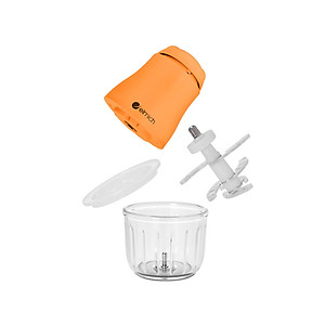 Máy xay thịt, xay thực phẩm cho bé Elmich CHE-8665, 6 lưỡi inox 304 xay nhanh, nhuyễn mịn, đảo trộn đồng đều các loại thực phẩm, an toàn tuyệt đối với trẻ nhỏ - Hàng chính hãng