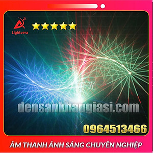 Đèn Bay Phòng Laser 10D Plus Chiếu Gần 1000 Đi Cảnh 3D 7 Màu