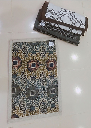 Combo 5 thảm vải chân Araso KT 37*54 cm