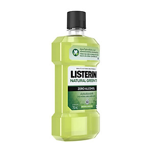 Nước súc miệng Listerine ngừa sâu răng hương trà xanh Mouthwash Natural Green Tea (750ml)