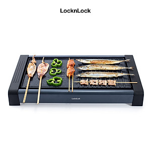 Bếp nướng điện LocknLock- Electric Grill - EJG236BLK (1800-2200W) - Màu đen - Hàng chính hãng