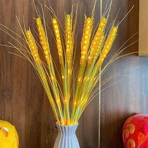 Bó 10 Bông Lúa Đèn Led Bông Lúa Vàng Tài Lộc, Trang Trí Ban Thờ, Ban Thần Tài, Trang Trí Sân Vườn - HÀNG CHÍNH HÃNG MINIIN