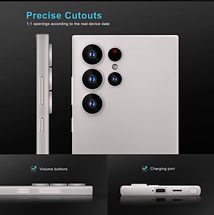 Ốp Lưng Nhám Siêu Mỏng 0.3mm Cho Samsung Galaxy S25 Ultra Hiệu Memumi SLIM Có Màng Bảo Vệ Camera - Hàng Nhập Khẩu