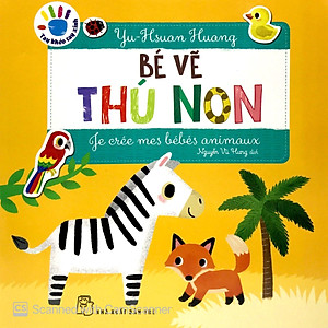 Sách Tay Khéo Tay Xinh - Bé Vẽ Thú Non